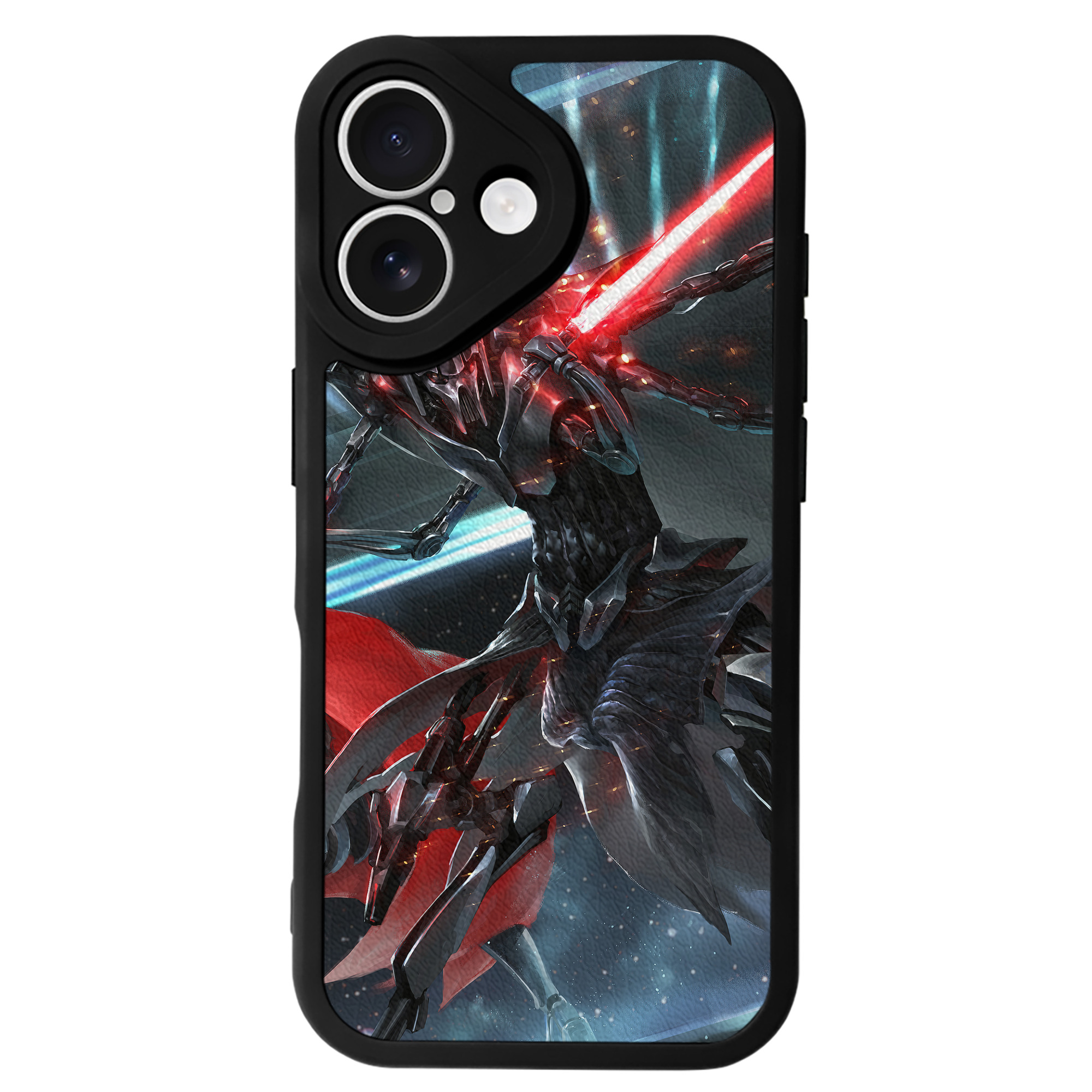 （画像用） スター・ウォーズ Star Wars 【iPhone 16シリーズ対応】シリコンスマホケース（レザー調） 材質：シリコン
